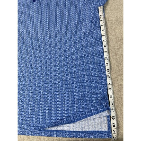 Mens 2X Blue White Callaway Opti-Dri Golf Polo Athletic Short Sleeve Shirt - Picture 10 of 14